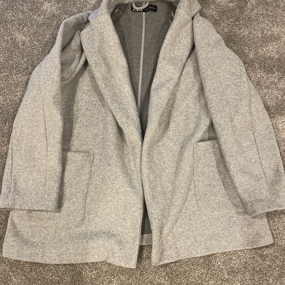 Zara Open Pea Coat - Picture 1 of 1